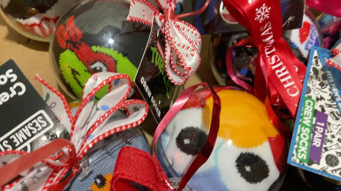 Crazy Christmas Sock Ornament (250-05-01-16)