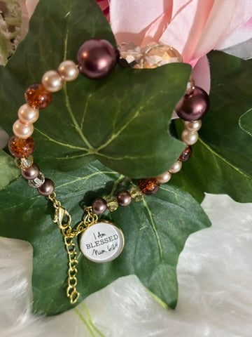 I Am Blessed Charm Bracelet