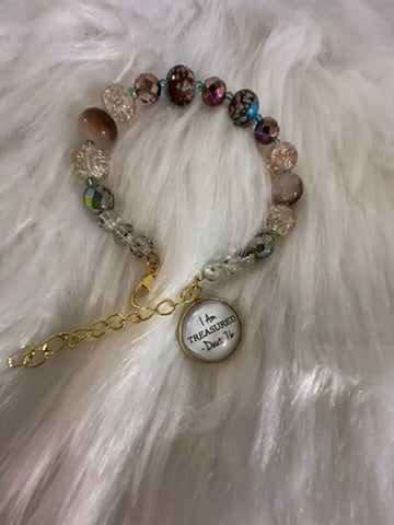 I Am Treasured Charm Bracelet
