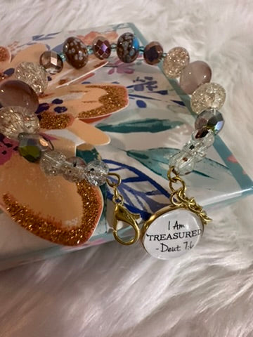 I Am Treasured Charm Bracelet