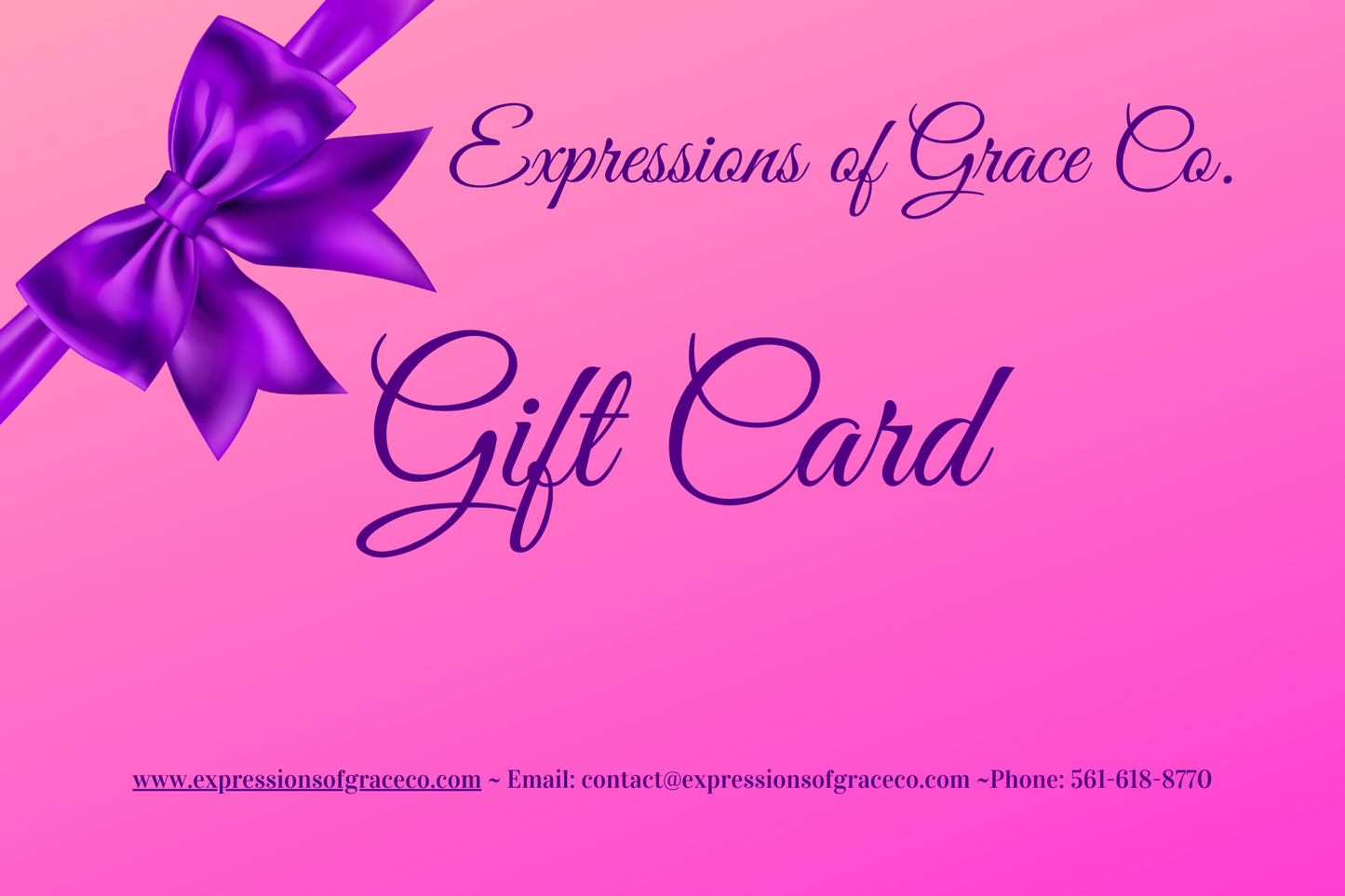 Expressions of GRACE Gift Card