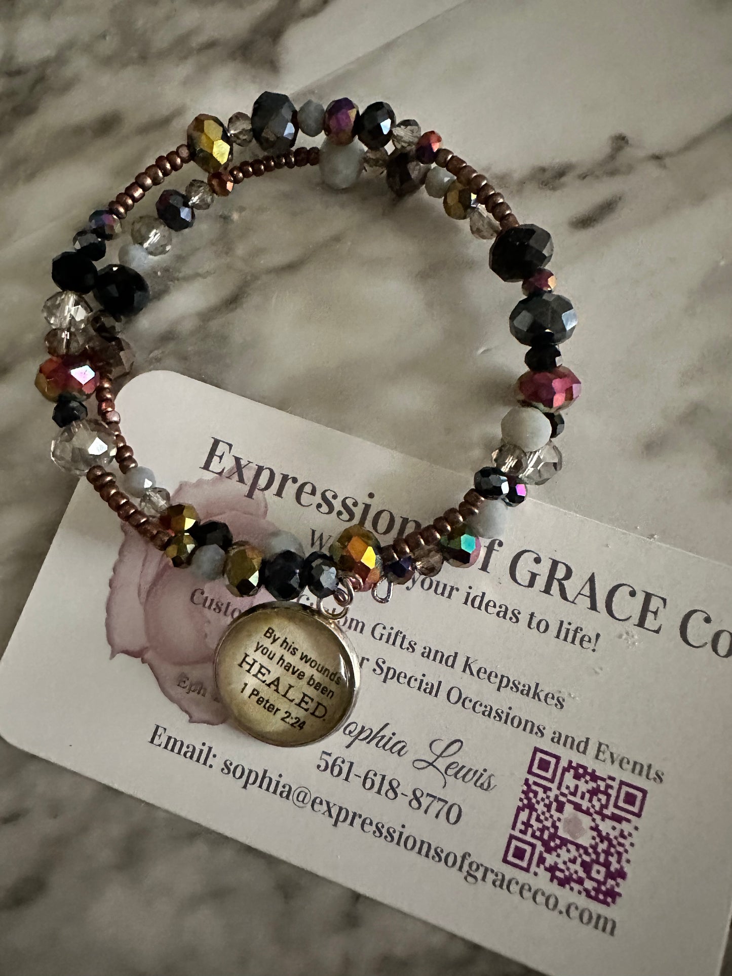 By his wounds…Charm Bracelet