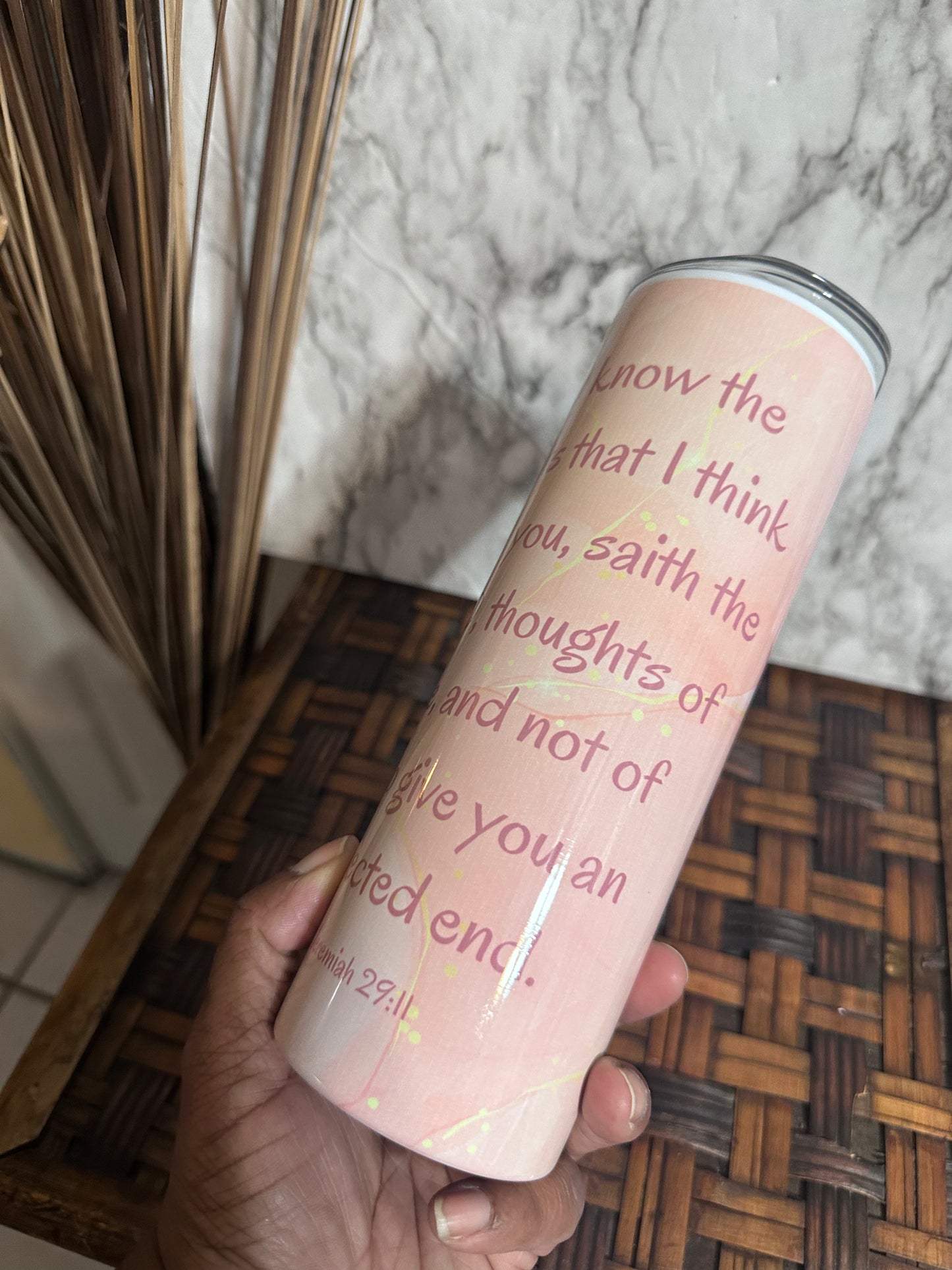Jeremiah 29:11 Tumblers Cups