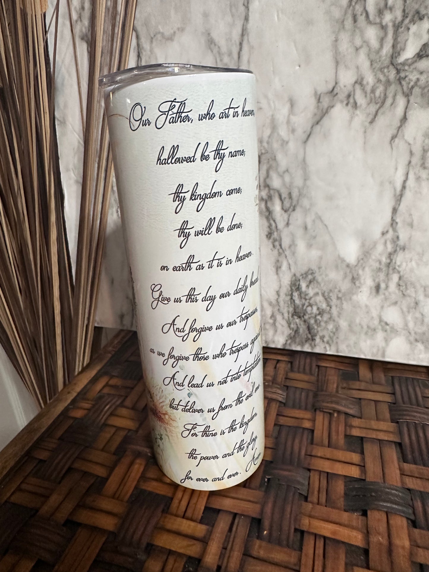 The Lord’s Prayer Tumbler Cups