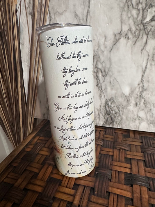 The Lord’s Prayer Tumbler Cups