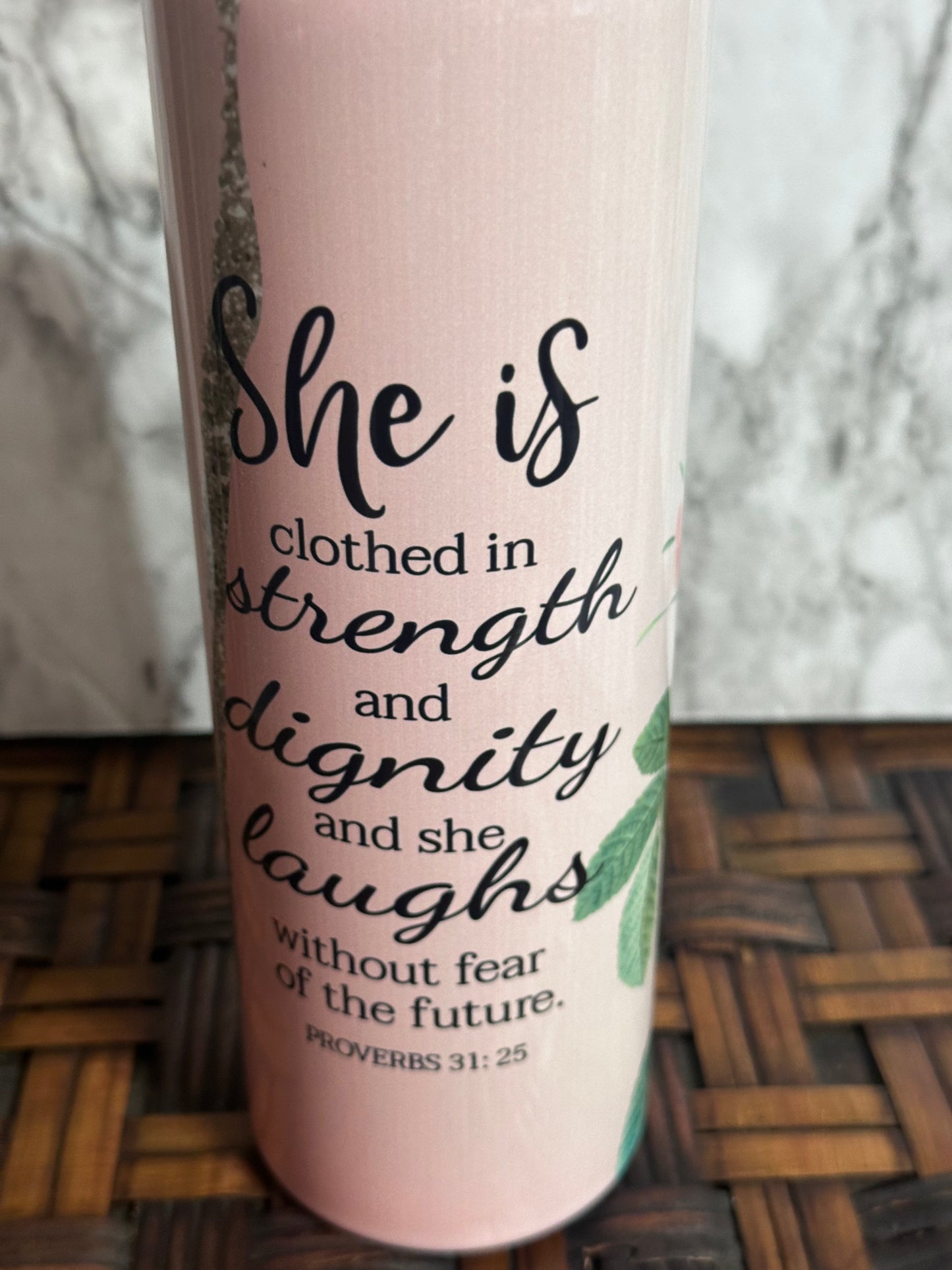 20 ounce Inspirational Tumbler Cups