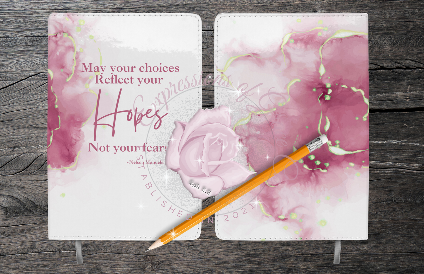 Reflect Hopes not Fears Journal