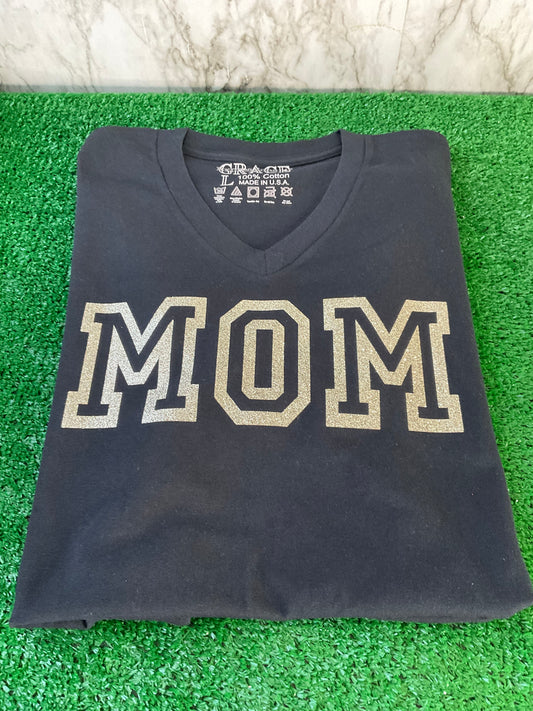 Glitter Mom Title Tee