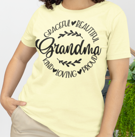 Graceful Beautiful Grandma T-shirt