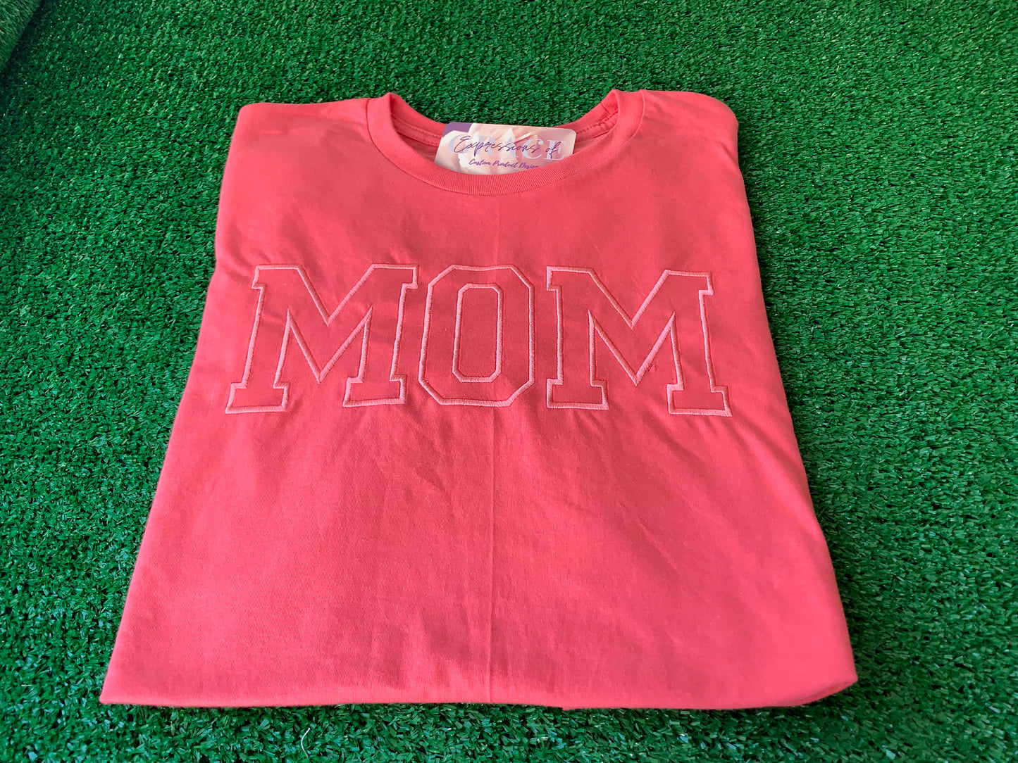 Embroidered MOM T-shirt