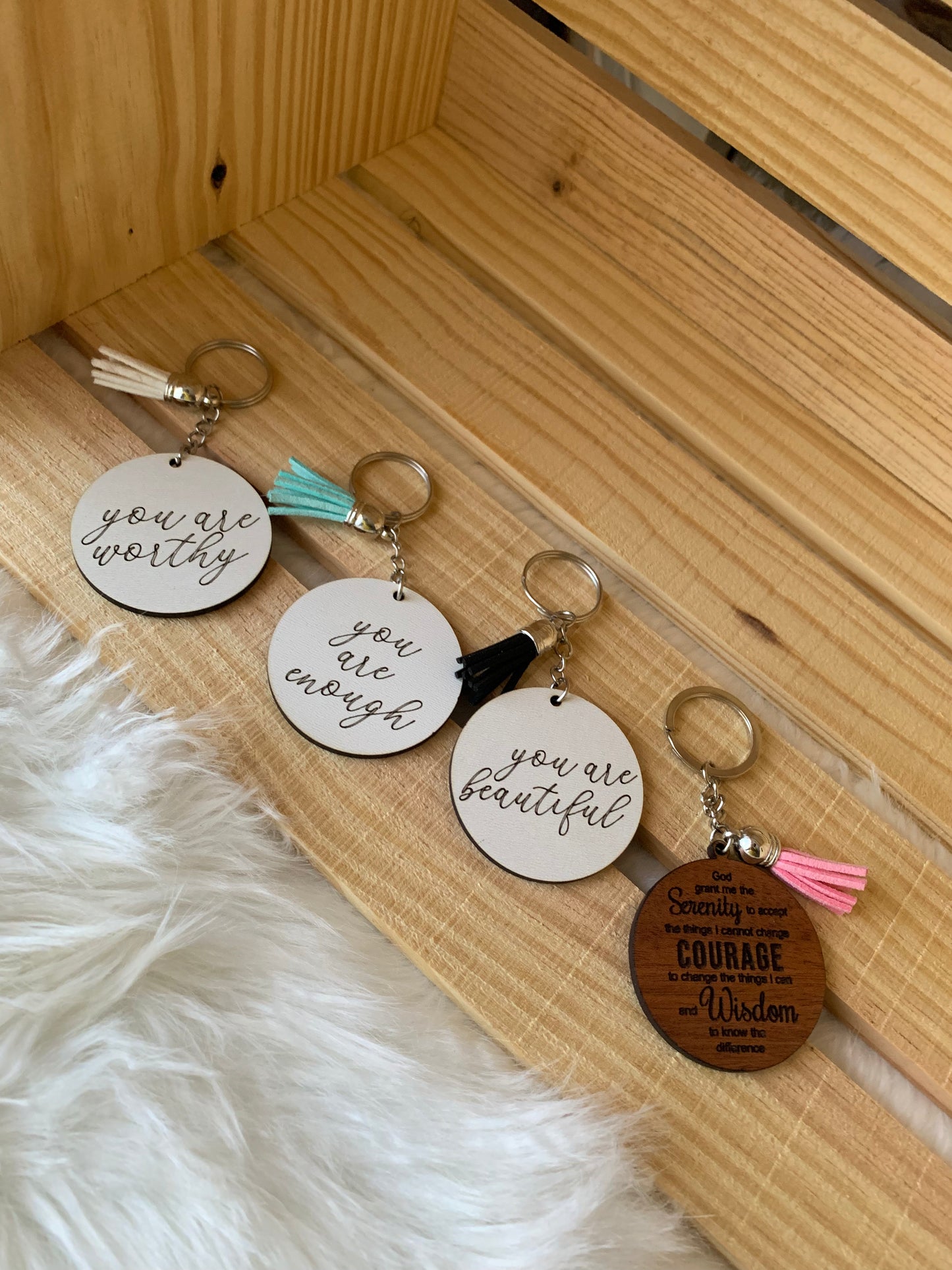 Inspirational Key Rings