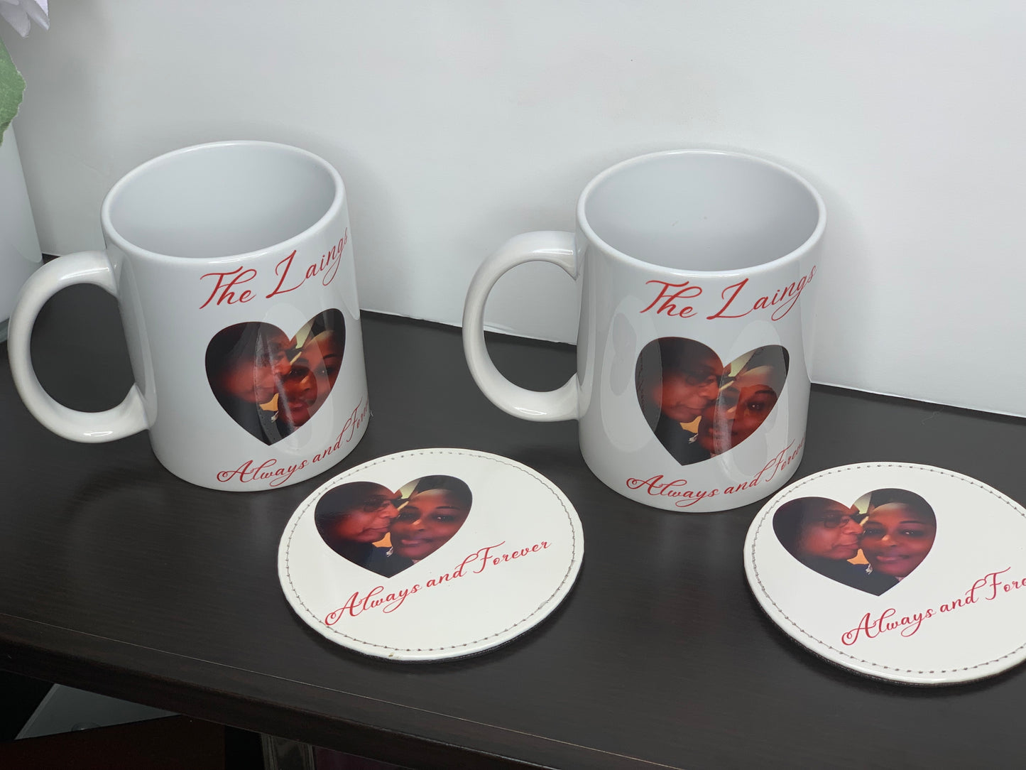 Custom Photo Mug & Coaster Set