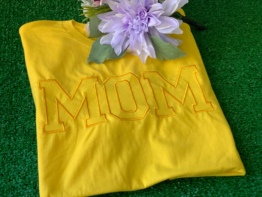 Embroidered MOM T-shirt