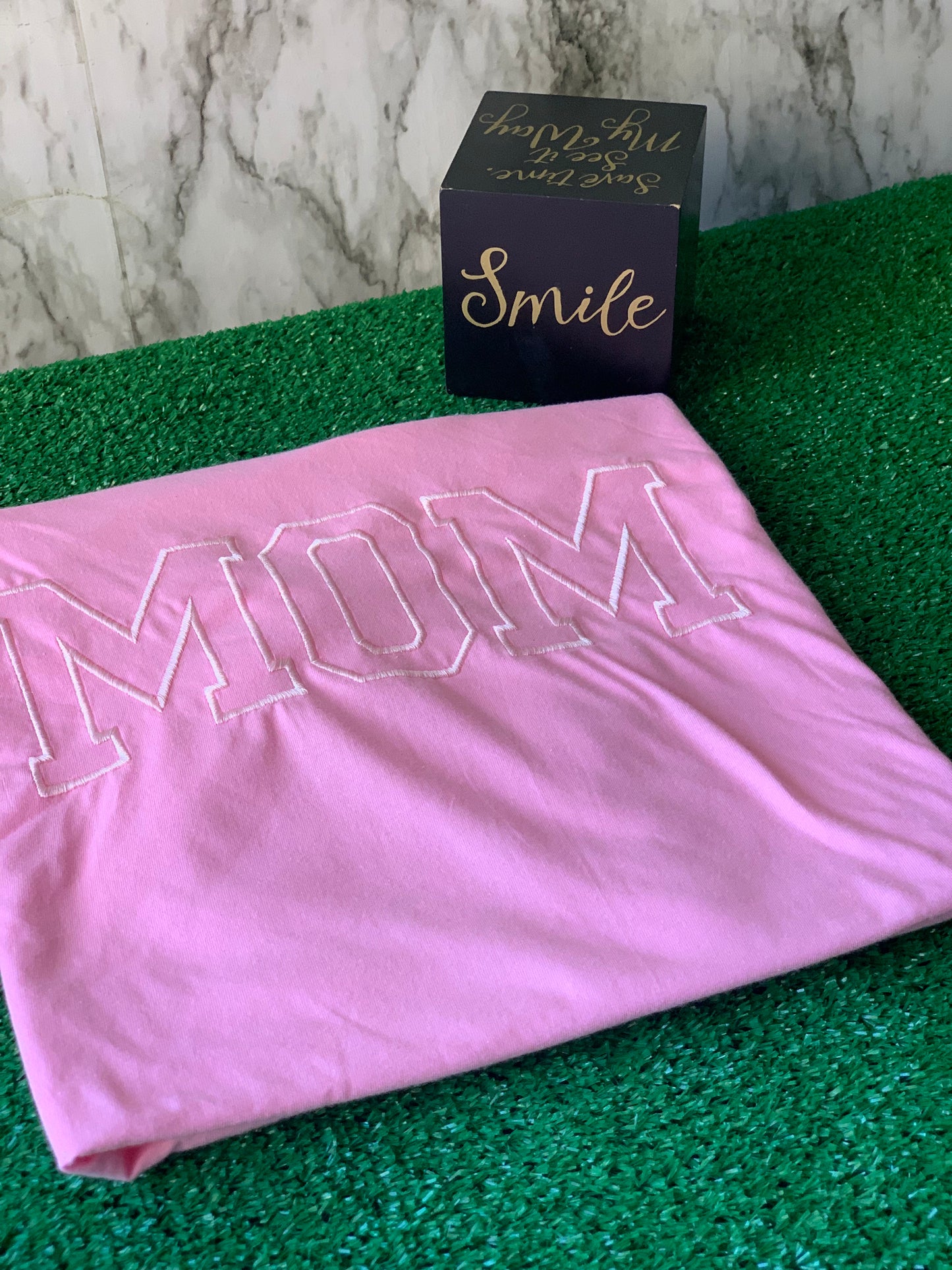 Embroidered MOM T-shirt