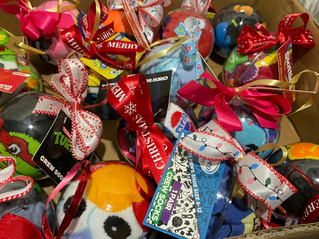 Crazy Christmas Sock Ornament (250-05-01-16)