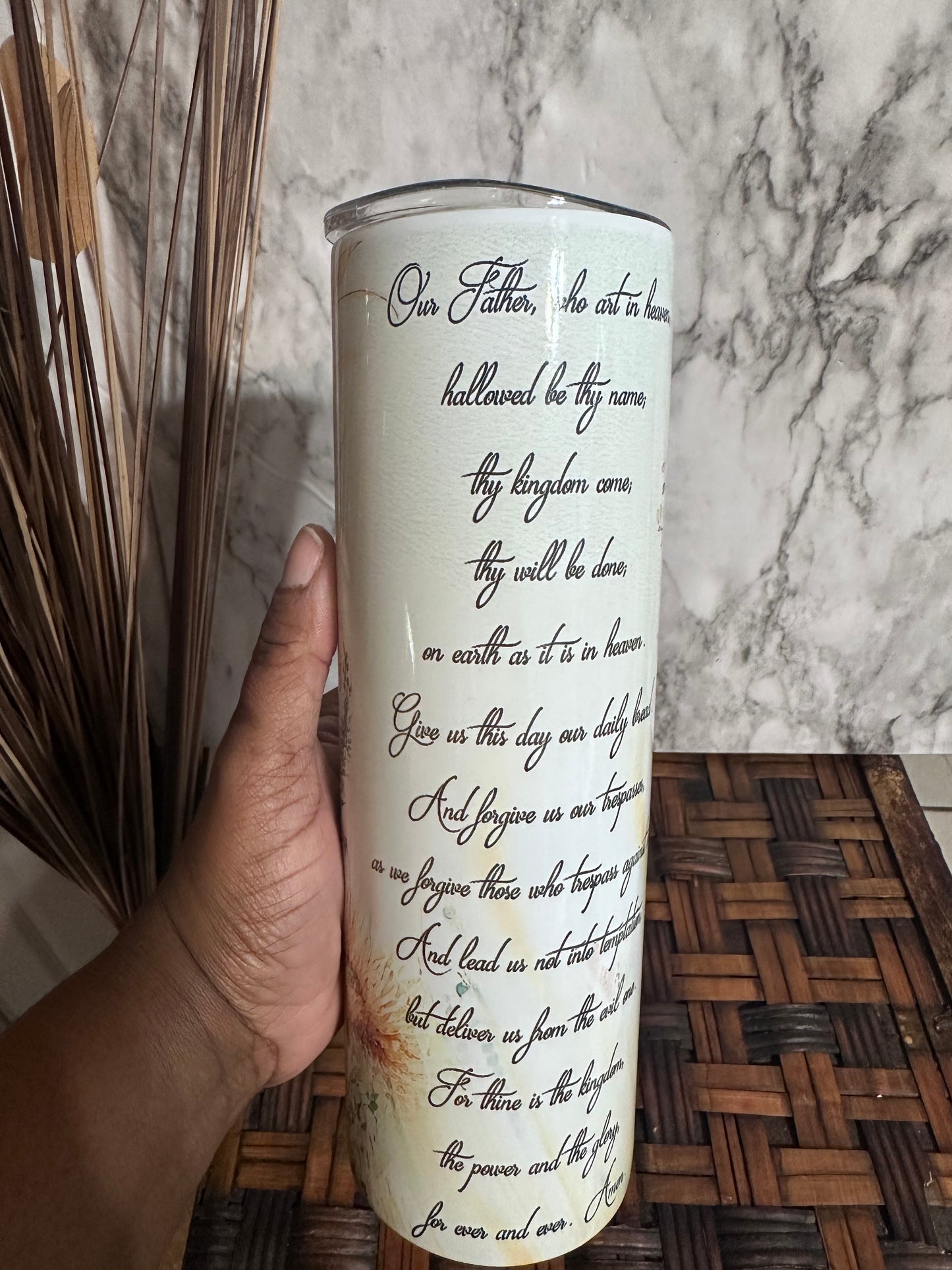 The Lord’s Prayer Tumbler Cups