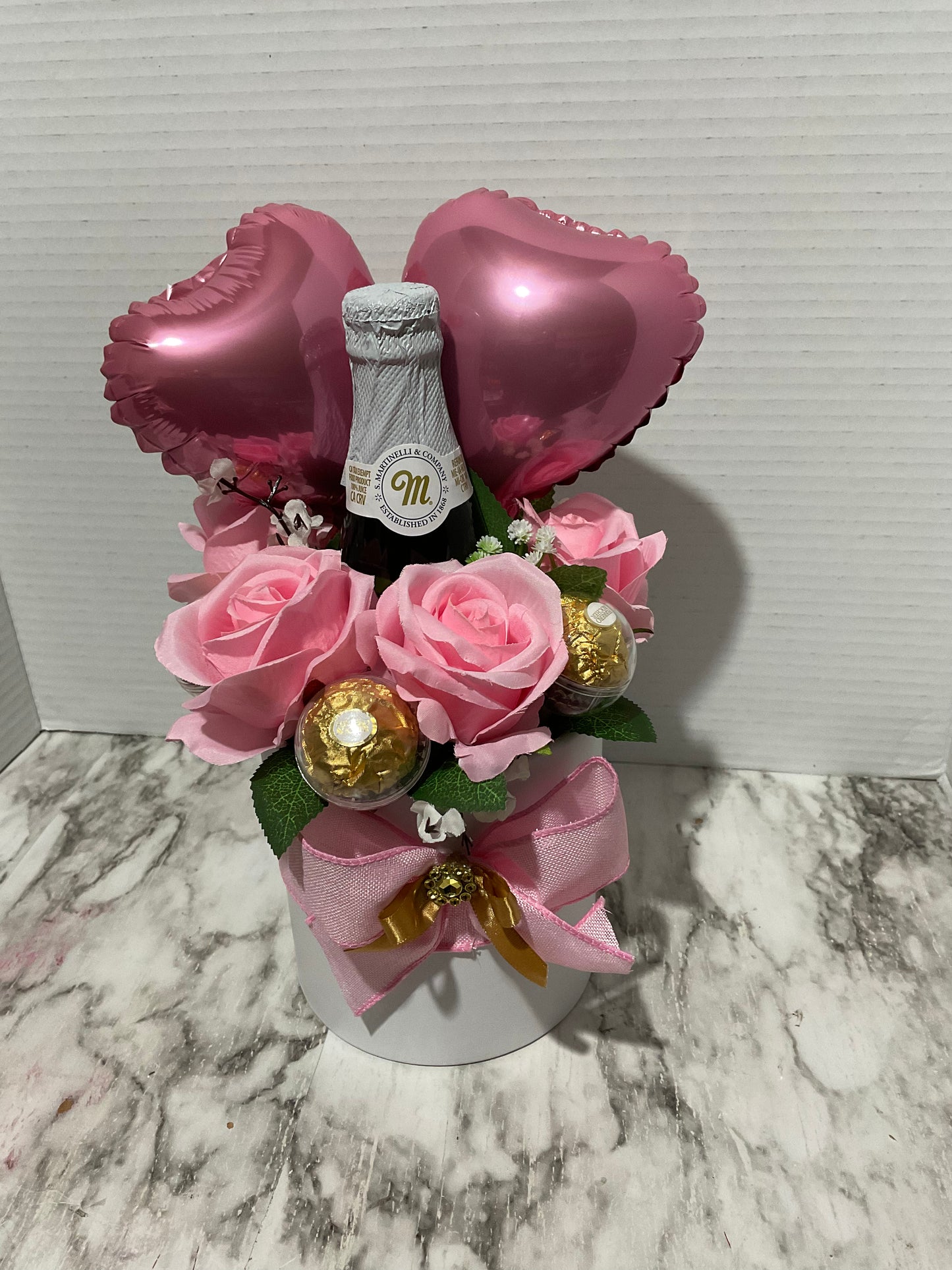 Sparkling Cider and Chocolate Bouquet