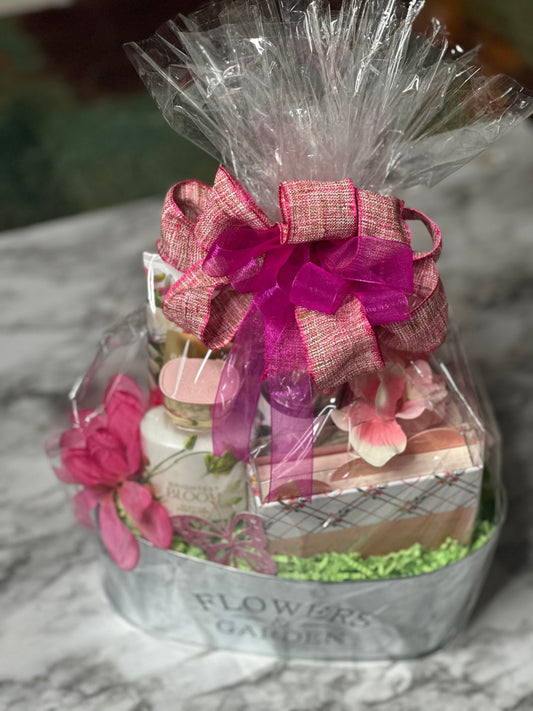 Flowers & Garden Affirmation Gift Basket