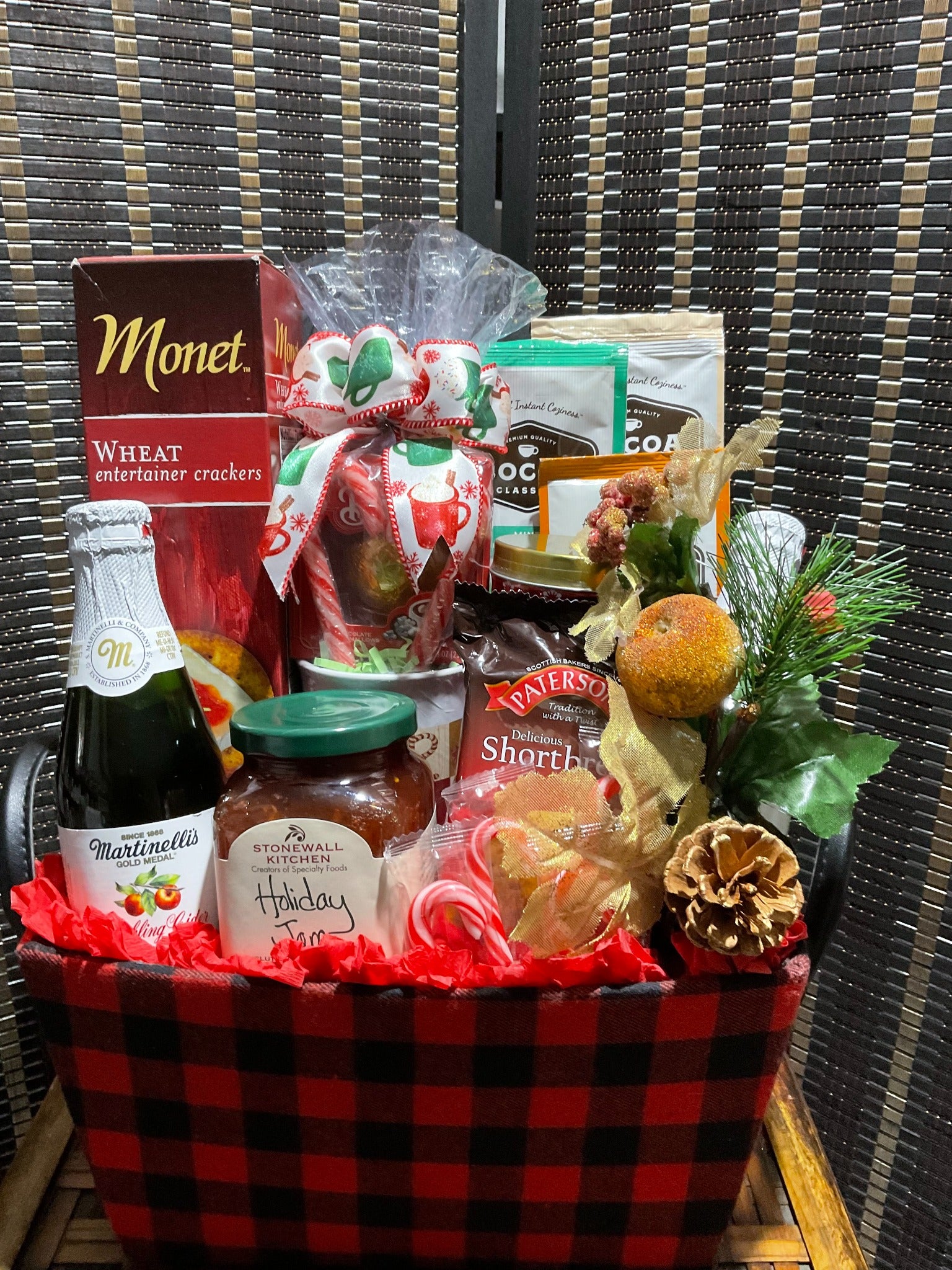 Custom snack and treat gift basket with gourmet snacks and seasonal presentation | Expressions of GRACE Co.
