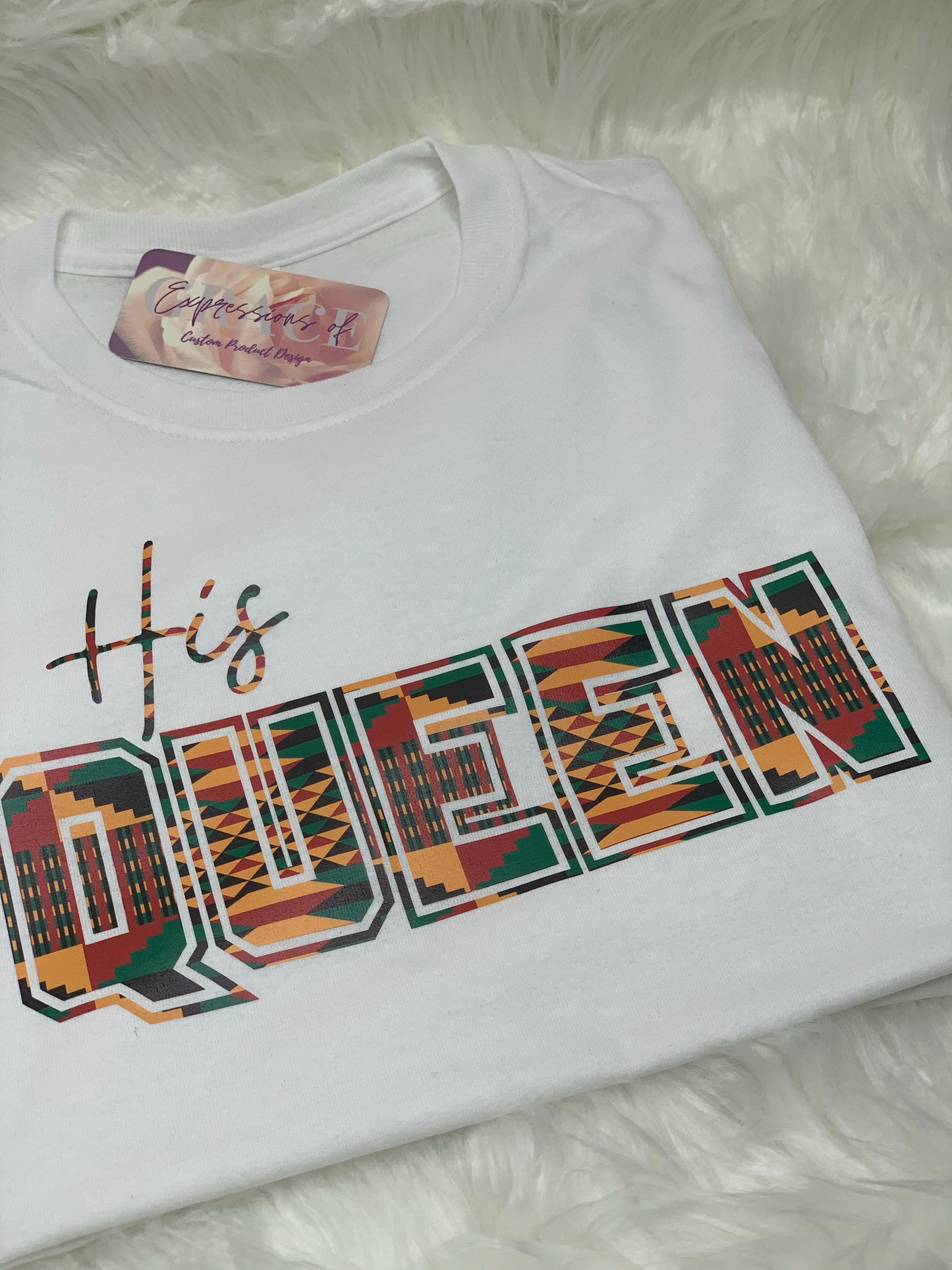 African Print T-Shirt | King Printed T-Shirt | Expressions of GRACE Co