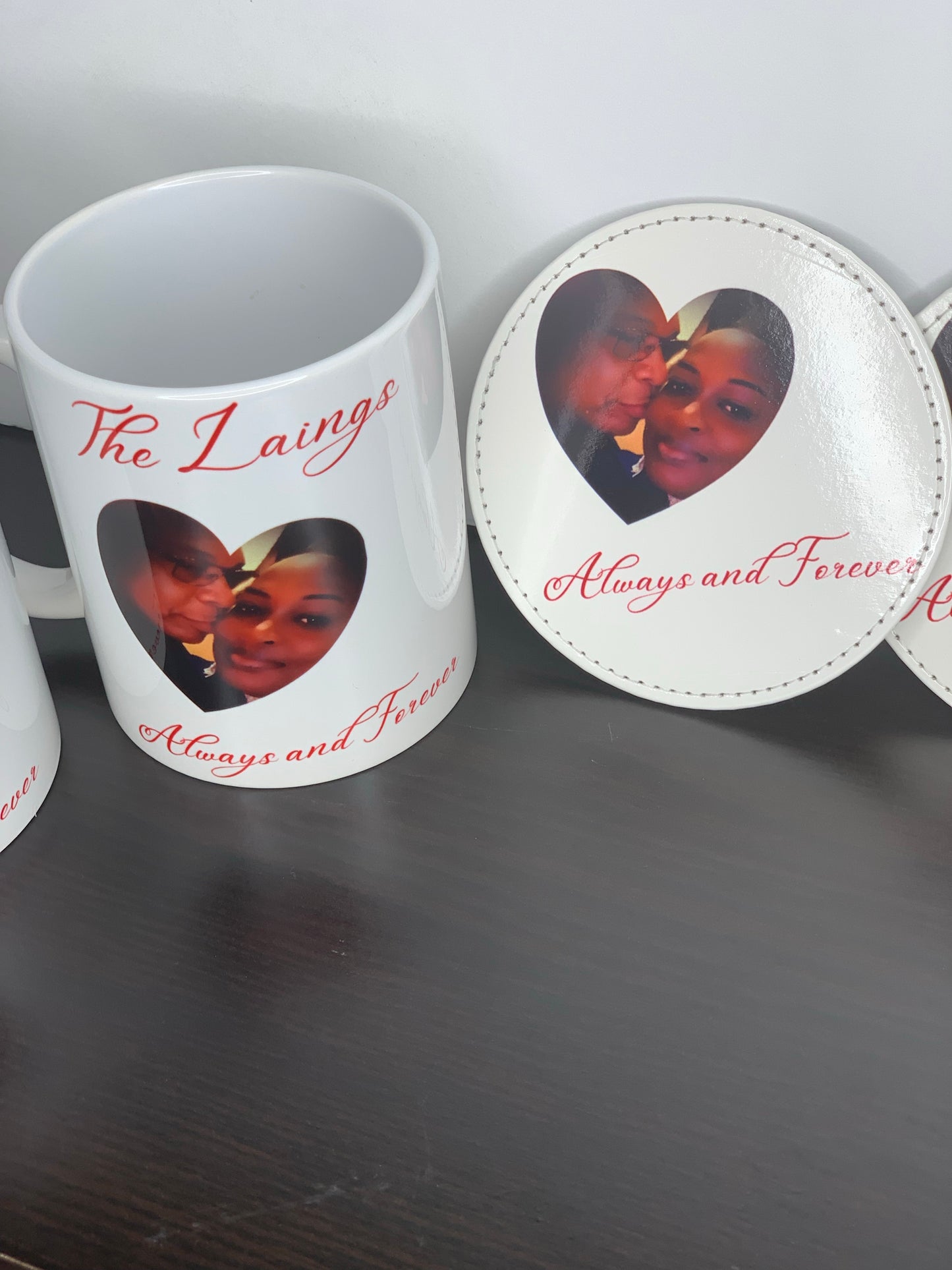 Custom Photo Mug & Coaster Set