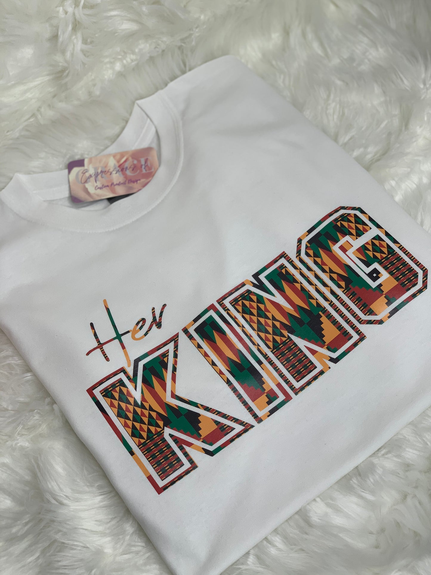 African Print T-Shirt | King Printed T-Shirt | Expressions of GRACE Co